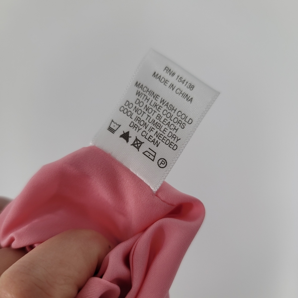 Staud Lara Dress Blush Pink Red Mushroom Print Size 0 NEW - Picture 10 of 11